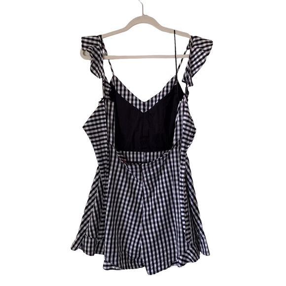 SAKS FIFTH AVENUE GINGHAM ROMPER - Picture 3 of 16